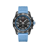 Buy Shop Breitling Endurance Pro Black Dial Light Blue Rubber Strap Watch for Men - X82310281B1S1 USA Online