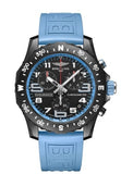 Buy Shop Breitling Endurance Pro Black Dial Light Blue Rubber Strap Watch for Men - X82310281B1S1 USA Online