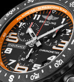 Buy Shop Breitling Endurance Pro Black Dial Orange Rubber Strap Watch for Men - X82310A51B1S1 USA Online