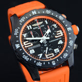 Buy Shop Breitling Endurance Pro Black Dial Orange Rubber Strap Watch for Men - X82310A51B1S1 USA Online