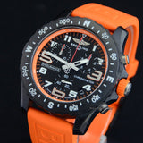 Buy Shop Breitling Endurance Pro Black Dial Orange Rubber Strap Watch for Men - X82310A51B1S1 USA Online