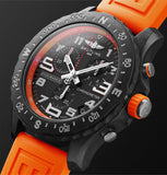 Buy Shop Breitling Endurance Pro Black Dial Orange Rubber Strap Watch for Men - X82310A51B1S1 USA Online