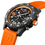 Buy Shop Breitling Endurance Pro Black Dial Orange Rubber Strap Watch for Men - X82310A51B1S1 USA Online