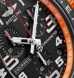 Buy Shop Breitling Endurance Pro Black Dial Orange Rubber Strap Watch for Men - X82310A51B1S1 USA Online