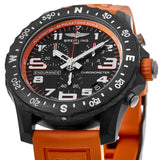 Buy Shop Breitling Endurance Pro Black Dial Orange Rubber Strap Watch for Men - X82310A51B1S1 USA Online