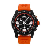Buy Shop Breitling Endurance Pro Black Dial Orange Rubber Strap Watch for Men - X82310A51B1S1 USA Online