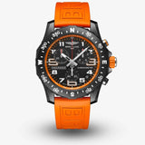 Buy Shop Breitling Endurance Pro Black Dial Orange Rubber Strap Watch for Men - X82310A51B1S1 USA Online