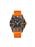 Buy Shop Breitling Endurance Pro Black Dial Orange Rubber Strap Watch for Men - X82310A51B1S1 USA Online