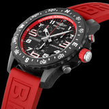 Buy Shop Breitling Endurance Pro Black Dial Red Rubber Strap Watch for Men - X82310D91B1S1 USA Online