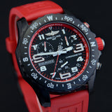 Buy Shop Breitling Endurance Pro Black Dial Red Rubber Strap Watch for Men - X82310D91B1S1 USA Online