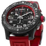 Buy Shop Breitling Endurance Pro Black Dial Red Rubber Strap Watch for Men - X82310D91B1S1 USA Online
