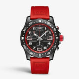 Buy Shop Breitling Endurance Pro Black Dial Red Rubber Strap Watch for Men - X82310D91B1S1 USA Online