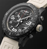 Buy Shop Breitling Endurance Pro Black Dial White Rubber Strap Watch for Men - X82310A71B1S1 USA Online