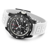 Buy Shop Breitling Endurance Pro Black Dial White Rubber Strap Watch for Men - X82310A71B1S1 USA Online
