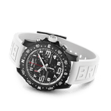 Buy Shop Breitling Endurance Pro Black Dial White Rubber Strap Watch for Men - X82310A71B1S1 USA Online