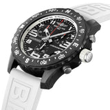 Buy Shop Breitling Endurance Pro Black Dial White Rubber Strap Watch for Men - X82310A71B1S1 USA Online