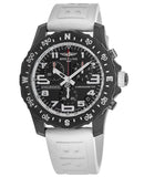 Buy Shop Breitling Endurance Pro Black Dial White Rubber Strap Watch for Men - X82310A71B1S1 USA Online