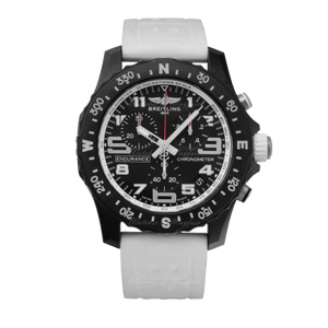 Buy Shop Breitling Endurance Pro Black Dial White Rubber Strap Watch for Men - X82310A71B1S1 USA Online