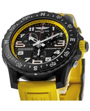 Buy Shop Breitling Endurance Pro Black Dial Yellow Rubber Strap Watch for Men - X82310A41B1S1 USA Online