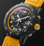 Buy Shop Breitling Endurance Pro Black Dial Yellow Rubber Strap Watch for Men - X82310A41B1S1 USA Online