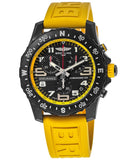 Buy Shop Breitling Endurance Pro Black Dial Yellow Rubber Strap Watch for Men - X82310A41B1S1 USA Online