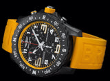 Buy Shop Breitling Endurance Pro Black Dial Yellow Rubber Strap Watch for Men - X82310A41B1S1 USA Online