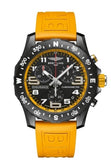 Buy Shop Breitling Endurance Pro Black Dial Yellow Rubber Strap Watch for Men - X82310A41B1S1 USA Online