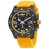 Buy Shop Breitling Endurance Pro Black Dial Yellow Rubber Strap Watch for Men - X82310A41B1S1 USA Online
