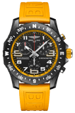 Buy Shop Breitling Endurance Pro Black Dial Yellow Rubber Strap Watch for Men - X82310A41B1S1 USA Online