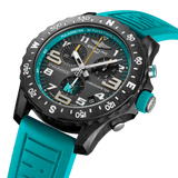 Buy Shop Breitling Endurance Pro Ironman 70.3 World Championship Grey Dial Turquoise Rubber Strap Watch for Men - X823105C1M1S1 USA Online