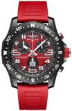 Buy Shop Breitling Endurance Pro Ironman Red Dial Red Rubber Strap Watch for Men - X823109A1K1S1 USA Online