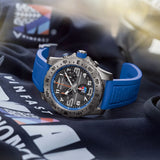 Buy Shop Breitling Endurance Pro Ironman World Championship Grey Dial Blue Rubber Strap Watch for Men - E823103A1M1S1 USA Online