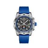Buy Shop Breitling Endurance Pro Ironman World Championship Grey Dial Blue Rubber Strap Watch for Men - E823103A1M1S1 USA Online