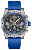 Buy Shop Breitling Endurance Pro Ironman World Championship Grey Dial Blue Rubber Strap Watch for Men - E823103A1M1S1 USA Online