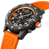 Buy Shop Breitling Endurance Pro Princeton University Edition Black Dial Orange Rubber Strap Watch for Men - X823104C1B1S1 USA Online