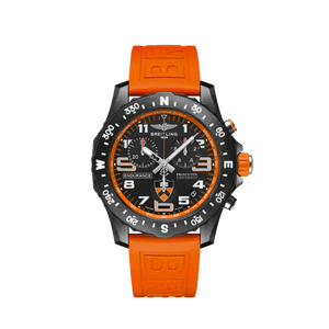 Buy Shop Breitling Endurance Pro Princeton University Edition Black Dial Orange Rubber Strap Watch for Men - X823104C1B1S1 USA Online