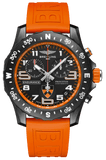 Buy Shop Breitling Endurance Pro Princeton University Edition Black Dial Orange Rubber Strap Watch for Men - X823104C1B1S1 USA Online