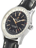 Buy Shop Breitling Navitimer 1 Automatic 41mm Black Dial Black Leather Strap Mens Watch - A17326211B1P1 USA Online