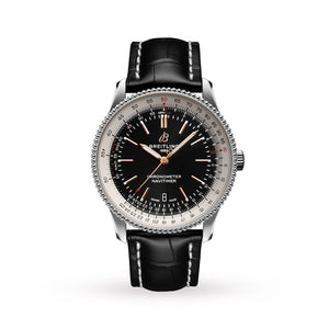 Buy Shop Breitling Navitimer 1 Automatic 41mm Black Dial Black Leather Strap Mens Watch - A17326211B1P1 USA Online