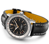 Buy Shop Breitling Navitimer 1 Automatic 41mm Black Dial Black Leather Strap Mens Watch - A17326211B1P2 USA Online