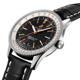 Buy Shop Breitling Navitimer 1 Automatic 41mm Black Dial Black Leather Strap Mens Watch - A17326211B1P2 USA Online