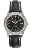 Buy Shop Breitling Navitimer 1 Automatic 41mm Black Dial Black Leather Strap Mens Watch - A17326211B1P2 USA Online