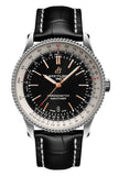 Buy Shop Breitling Navitimer 1 Automatic 41mm Black Dial Black Leather Strap Mens Watch - A17326211B1P2 USA Online
