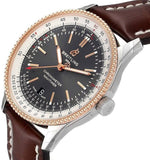 Buy Shop Breitling Navitimer 1 Automatic 41mm Black Dial Brown Leather Strap Mens Watch - U17326211M1P1 USA Online