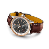 Buy Shop Breitling Navitimer 1 Automatic 41mm Black Dial Brown Leather Strap Mens Watch - U17326211M1P1 USA Online