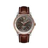 Buy Shop Breitling Navitimer 1 Automatic 41mm Black Dial Brown Leather Strap Mens Watch - U17326211M1P1 USA Online