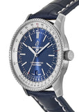 Buy Shop Breitling Navitimer 1 Automatic 41mm Blue Dial Blue Leather Strap Mens Watch - A17326211C1P4 USA Online