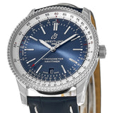 Buy Shop Breitling Navitimer 1 Automatic 41mm Blue Dial Blue Leather Strap Mens Watch - A17326211C1P4 USA Online