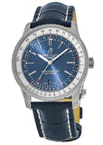 Buy Shop Breitling Navitimer 1 Automatic 41mm Blue Dial Blue Leather Strap Mens Watch - A17326211C1P4 USA Online
