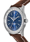 Buy Shop Breitling Navitimer 1 Automatic 41mm Blue Dial Brown Leather Strap Mens Watch - A17326211C1P1 USA Online